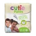 Cuties Cutie Pants Toddler Training Pants Size 2T to 3T Up to 34 lbs., PK 26 WP7001/1